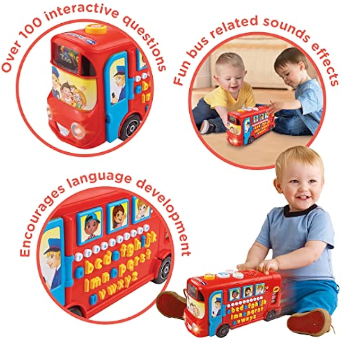 VTech Playtime Bus – Educational Phonics & Math Learning Toy