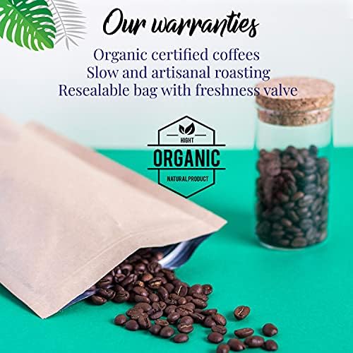 Organic Arabica Whole Coffee Beans - 1kg Latin America Set