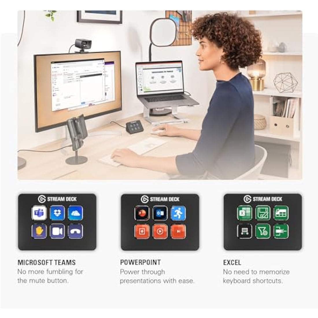 Elgato Stream Deck Mini – Customizable LCD Macro Pad for PC and Mac