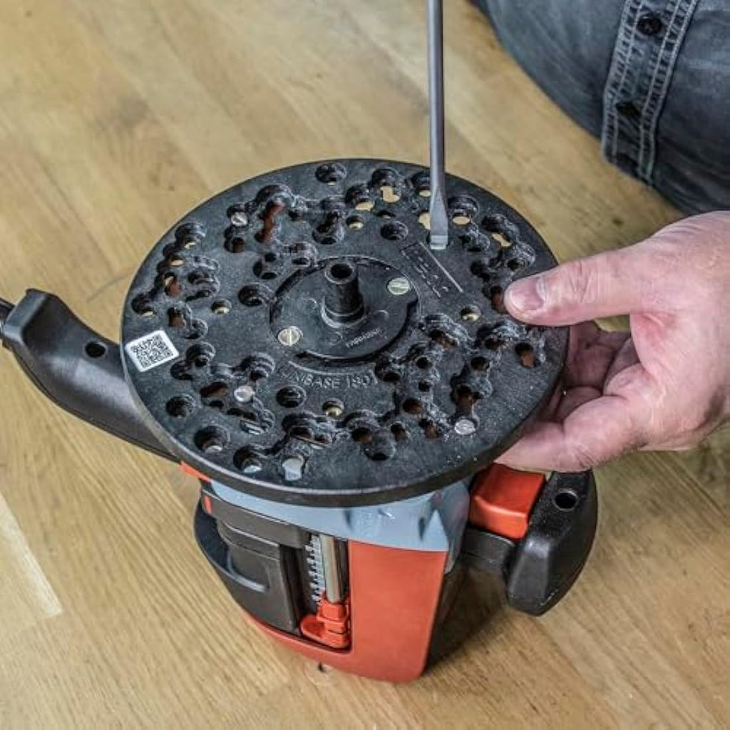 Trend UNIBASE/180 Universal Plunge Router Sub-Base – 180mm Precision Base