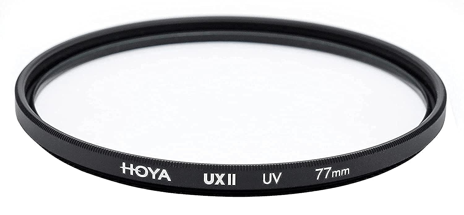 Hoya 77mm UX II UV Lens Filter - Water Repellent Multi-Coated Protection