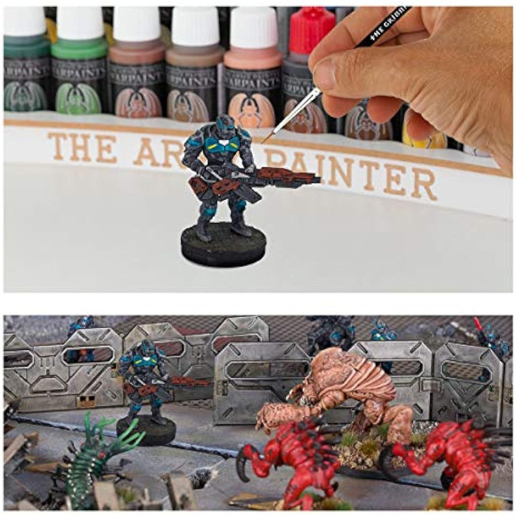 Grinning Gargoyle Sci-Fi Miniature Paint Set - 20 Colors with Brush