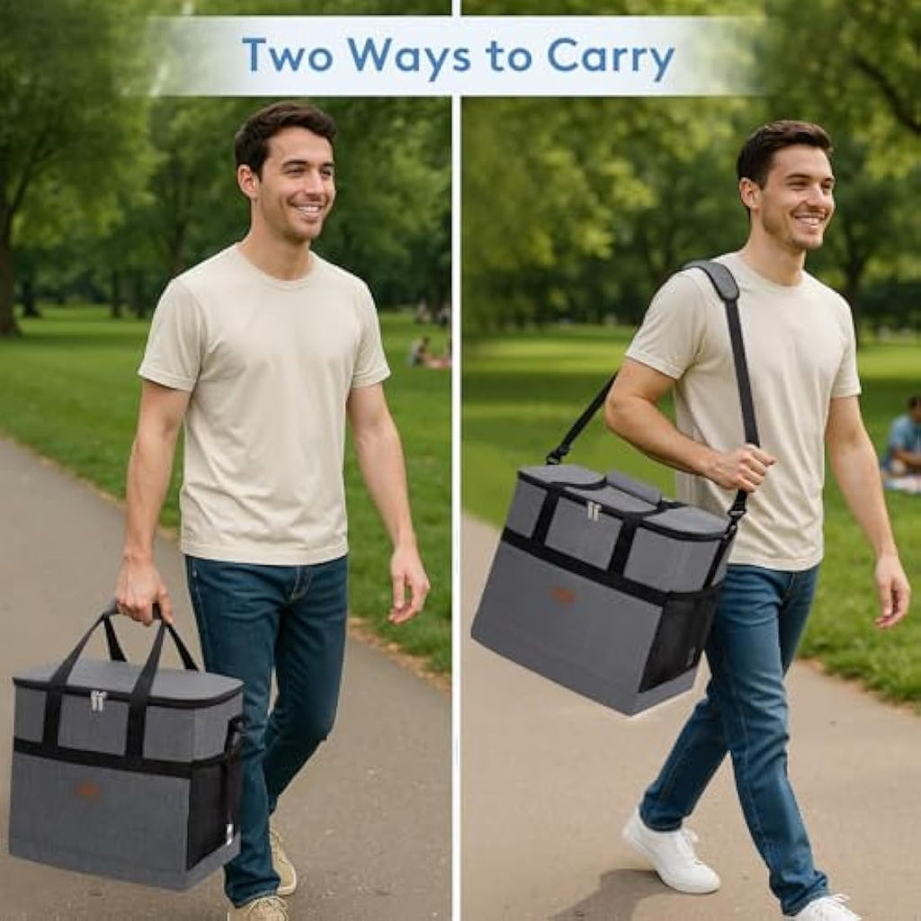 30L Soft Cooler Bag – Large Insulated Picnic Lunch Box
