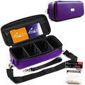 Quiver Time Purple Bolt Card Carrying Case | TCG Storage for 800+ Cards