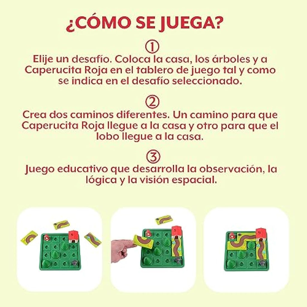 Smart Games Little Red Riding Hood Logic Puzzle - Kids Educational Game