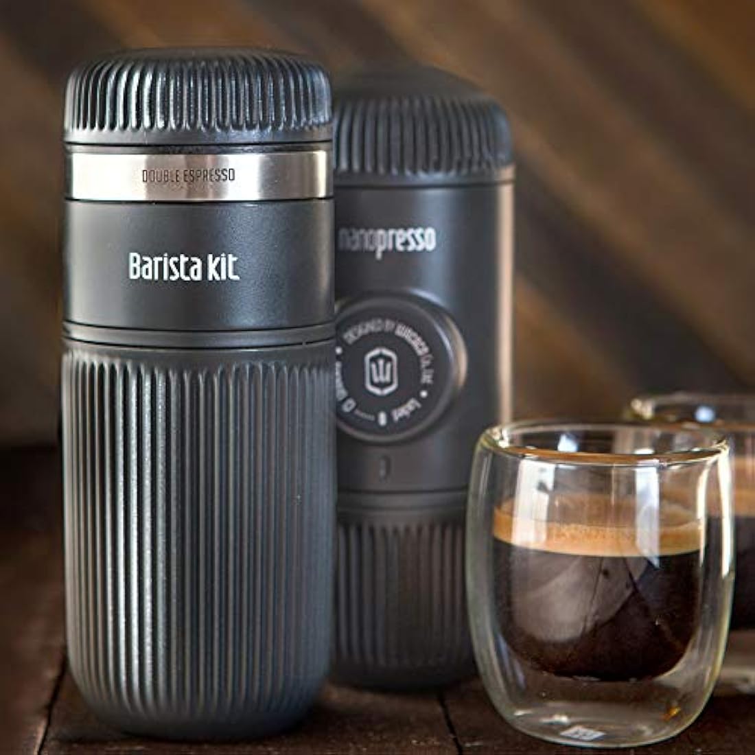 Wacaco Nanopresso Barista Kit | Double Espresso & Lungo Accessory
