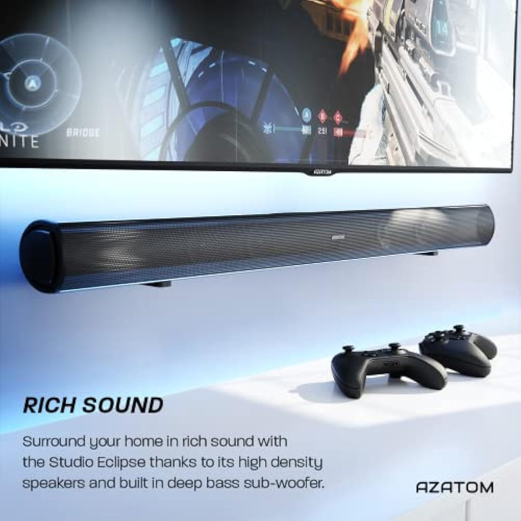 Azatom Studio Eclipse 180W Soundbar with Built-In Subwoofer & Bluetooth