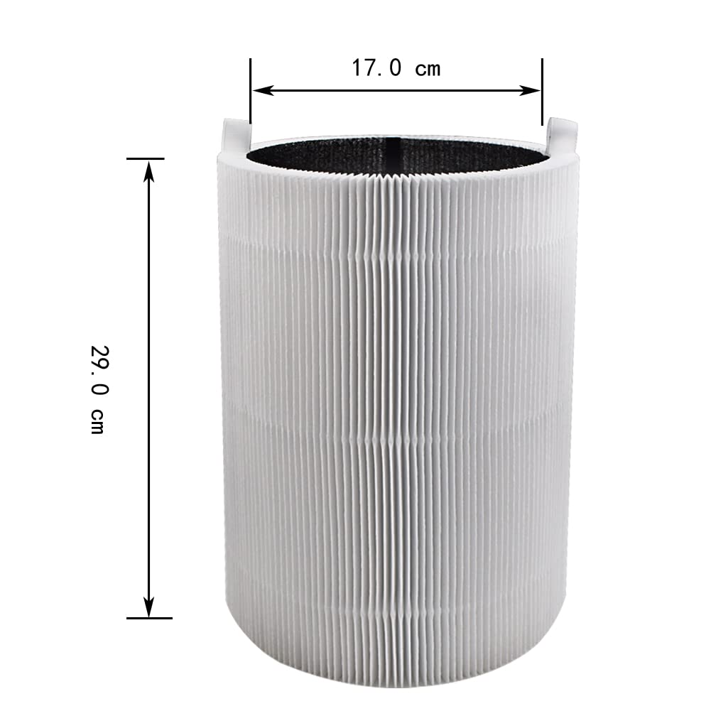 Fre.Filtor HEPA & Carbon Filters for Blueair Blue Pure 411, 4-Pack