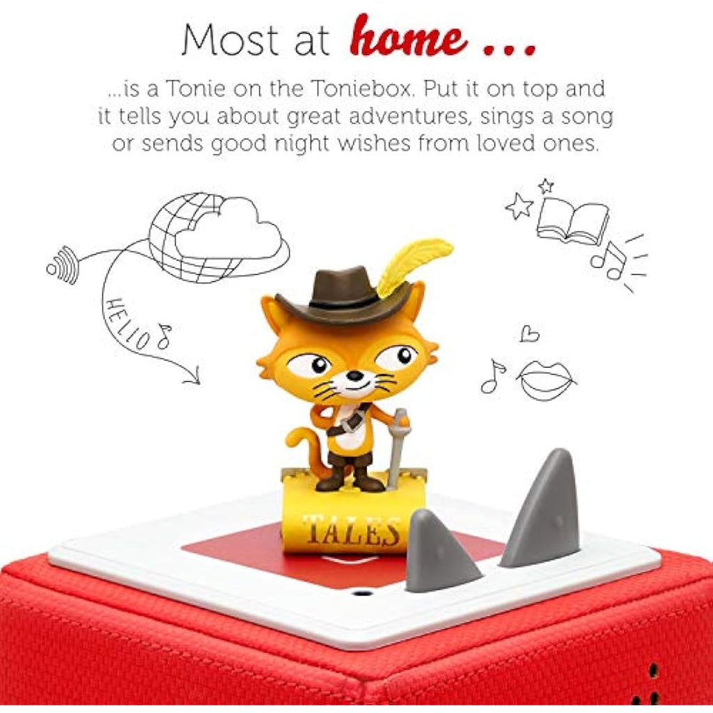 tonies Puss in Boots Audio Character – 5 Fairy Tales for Toniebox