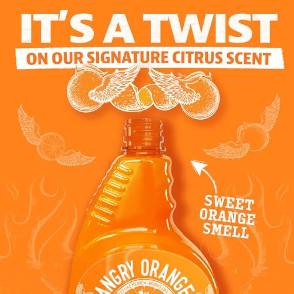Angry Orange Enzyme Pet Stain Remover – 32oz Citrus Odor Eliminator Spray