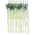 Veryhome 12-Piece Artificial Wisteria Hanging Garland | 3.6ft Silk Vines