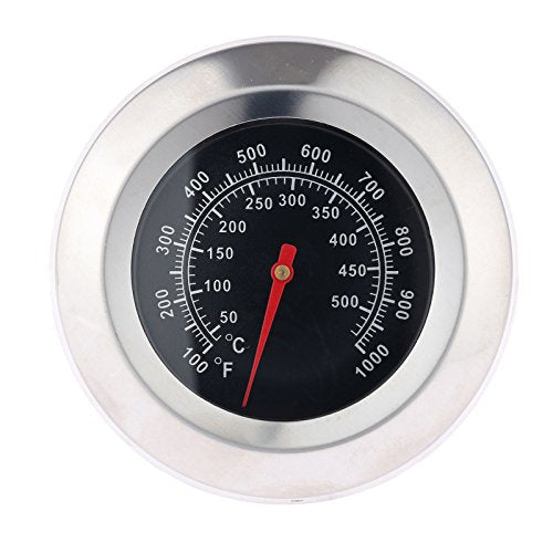 BBQ Thermometer Gauge | 3-Inch 1000F Charcoal Grill Smoker