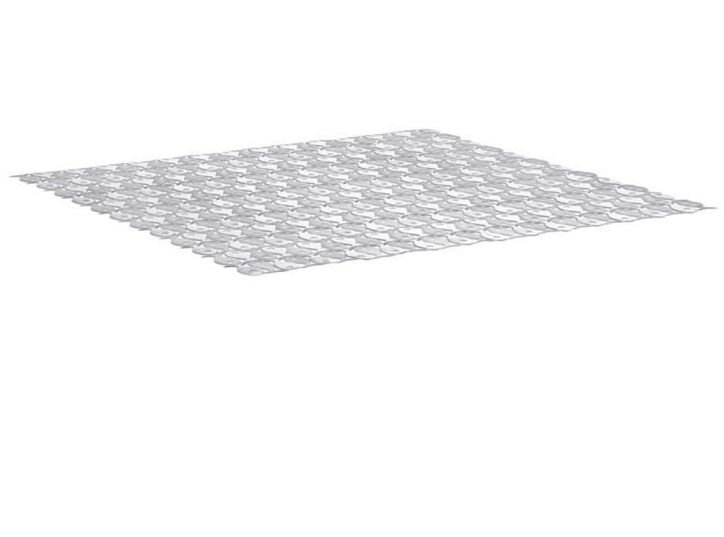TATAY Pisces Non-slip PVC Bath Mat | Anti-Bacterial White - 54x54 cm