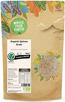 Wholefood Earth Organic Quinoa Grain – 3kg Raw Vegan High Fibre