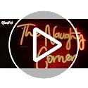QiaoFei The Naughty Corner LED Neon Sign | USB Powered Wall Decor - Red