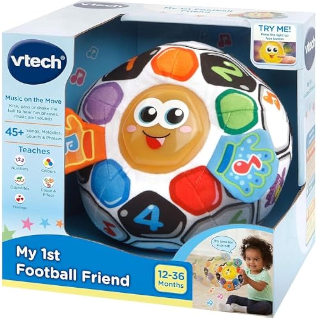 VTech My 1st Football Friend – Interactive Plush Musical Sensory Toy