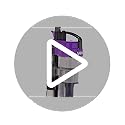 Vax Mach Air Multi-Cyclonic Upright Vacuum Cleaner - 1.5L, Purple