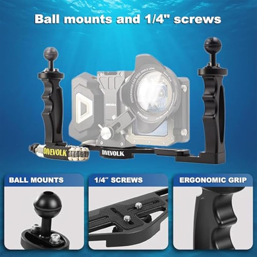 DIVEVOLK Dual Handle Tray for SeaTouch 3 Pro Underwater Diving Case