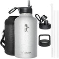 Coolflask 2L Insulated Water Bottle | Half Gallon Stainless Steel – Starry White