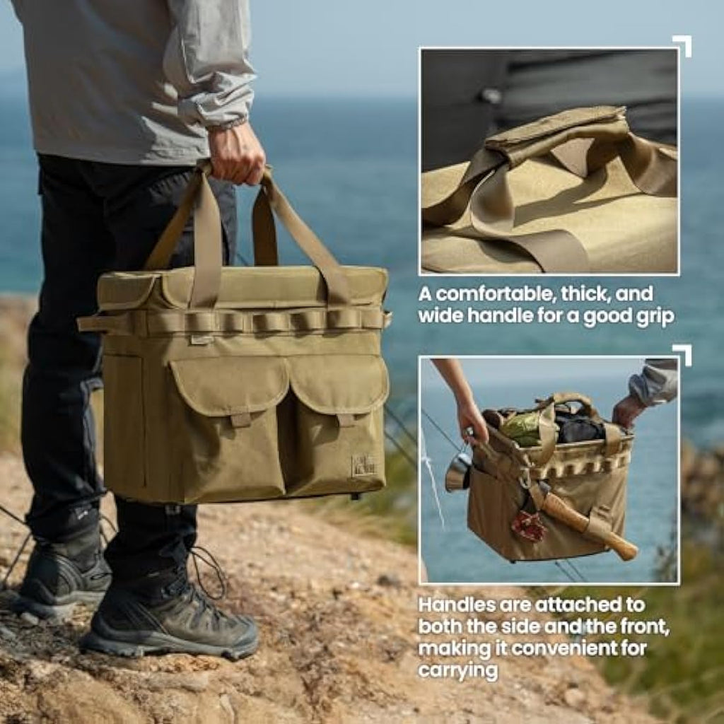 OneTigris 25L Tactical Camping Storage Bag | 1000D Collapsible Tote