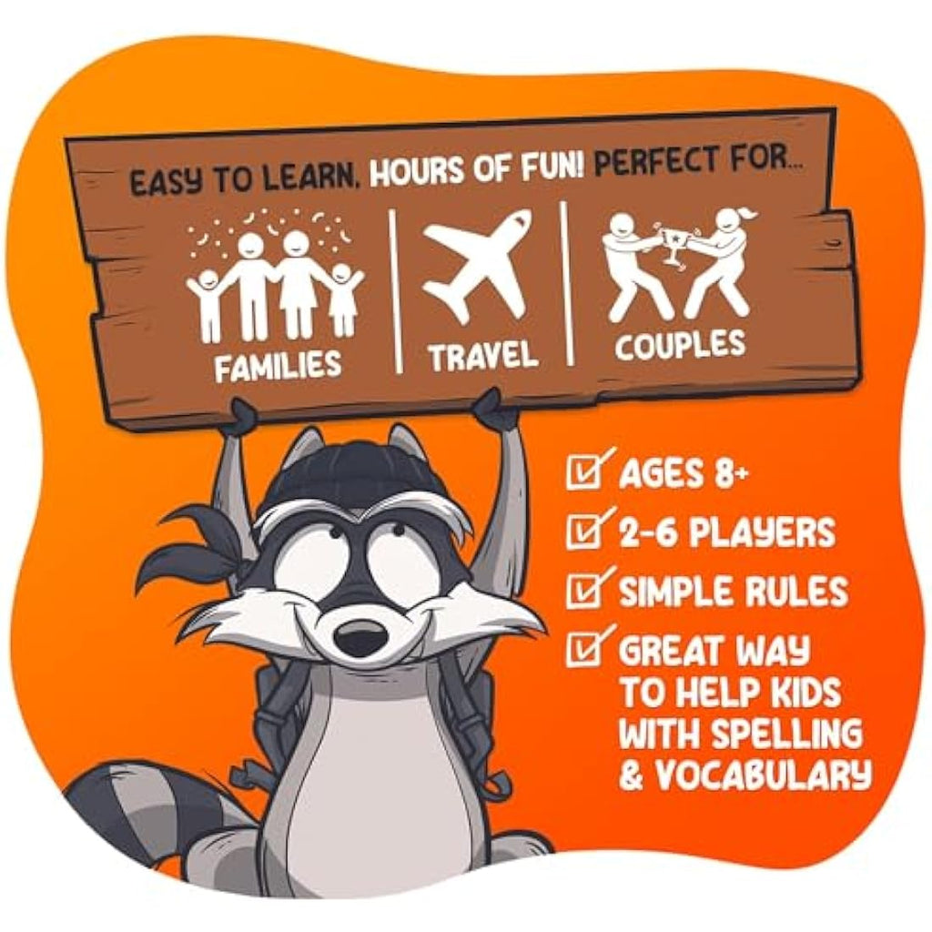 Shenanigrams Word Game – Fast Family Party Game for Kids and Adults