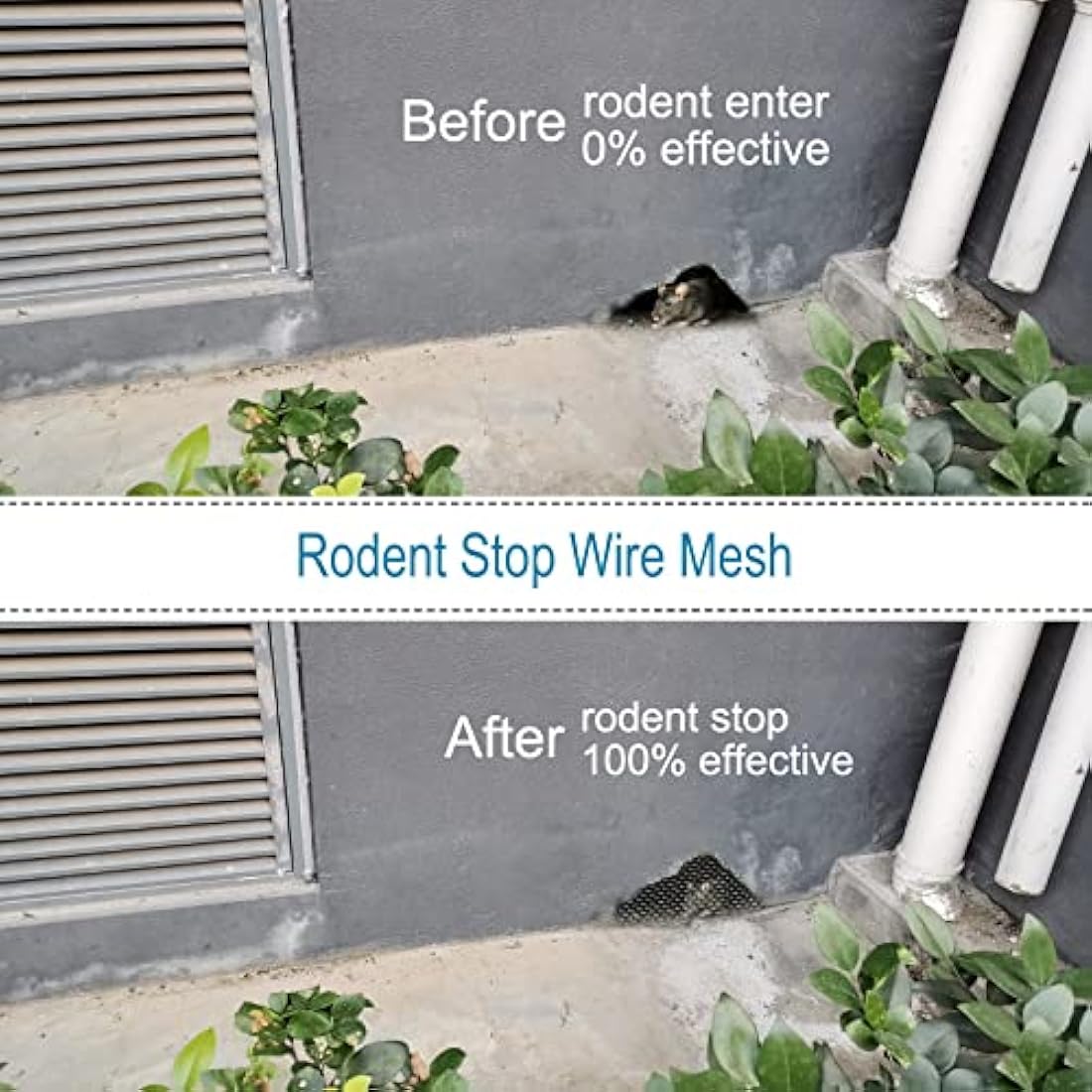 Gerawoo 304 Stainless Steel Mesh Roll – 20 Mesh Rodent Proof Wire Screen
