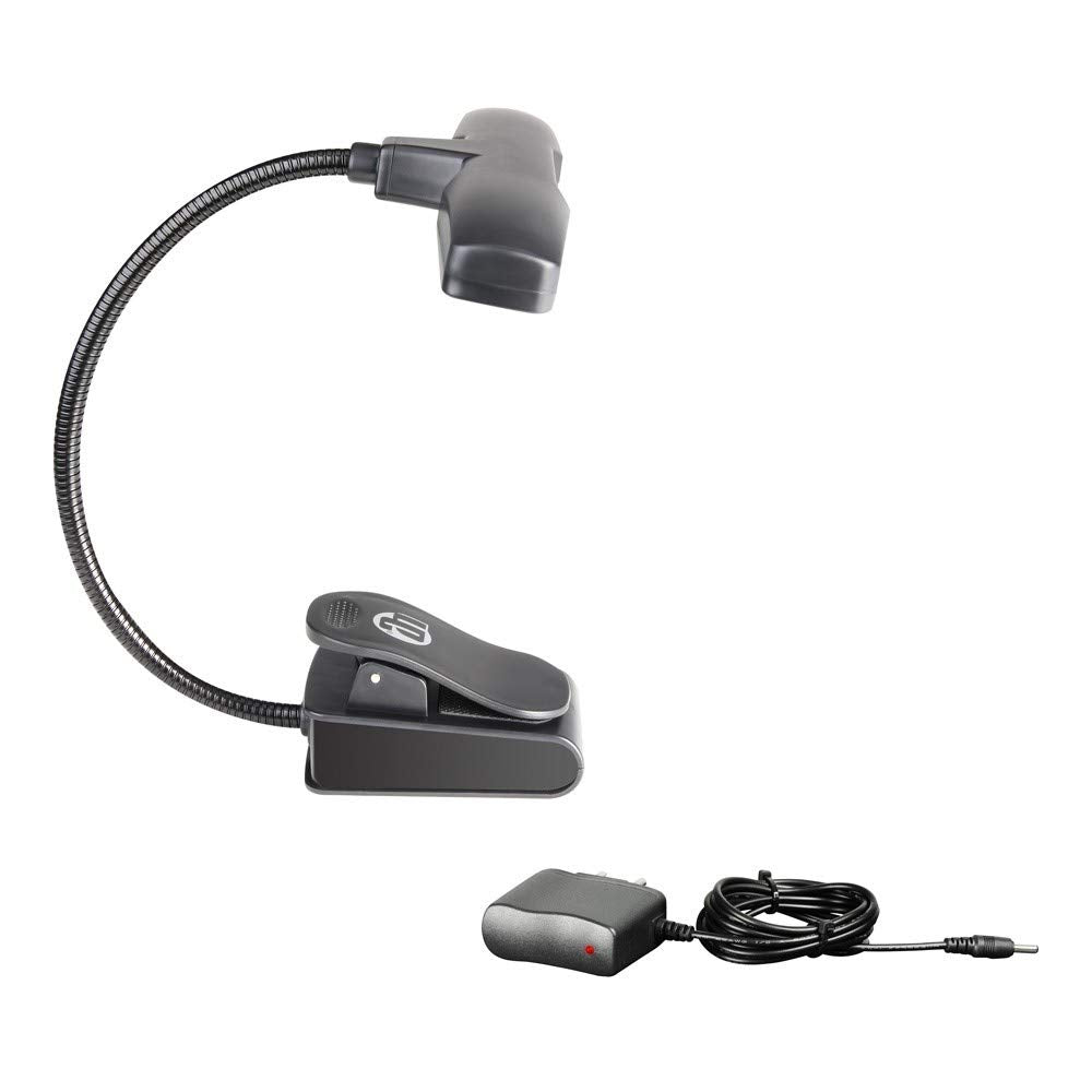 ah Stands SLED 10 LED Music Stand Lamp | Portable Gooseneck Clip Light