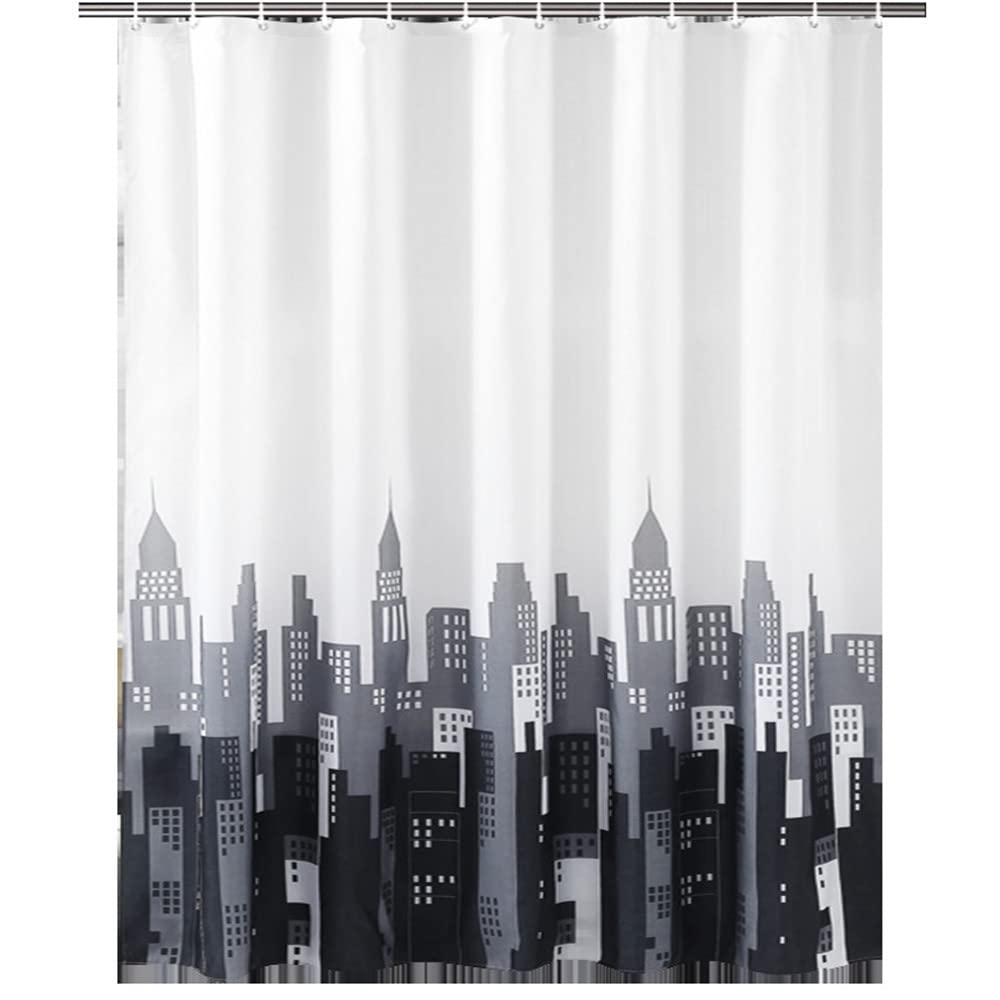 GONOVE Waterproof Polyester Shower Curtain | Mildew Resistant 280x200cm
