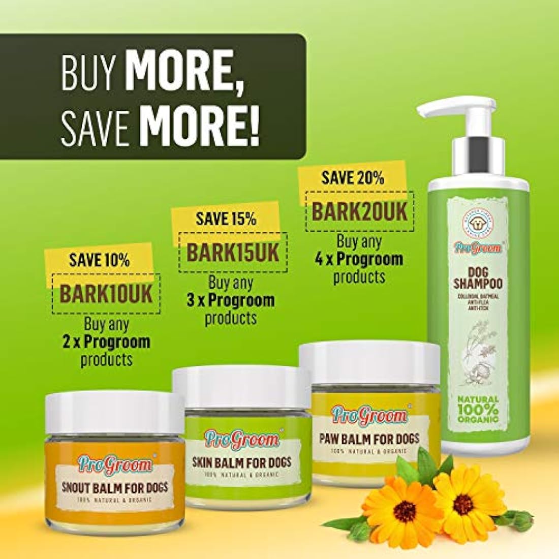 ProGroom Dog Skin Balm – Natural Organic Antiseptic for Itchy Skin