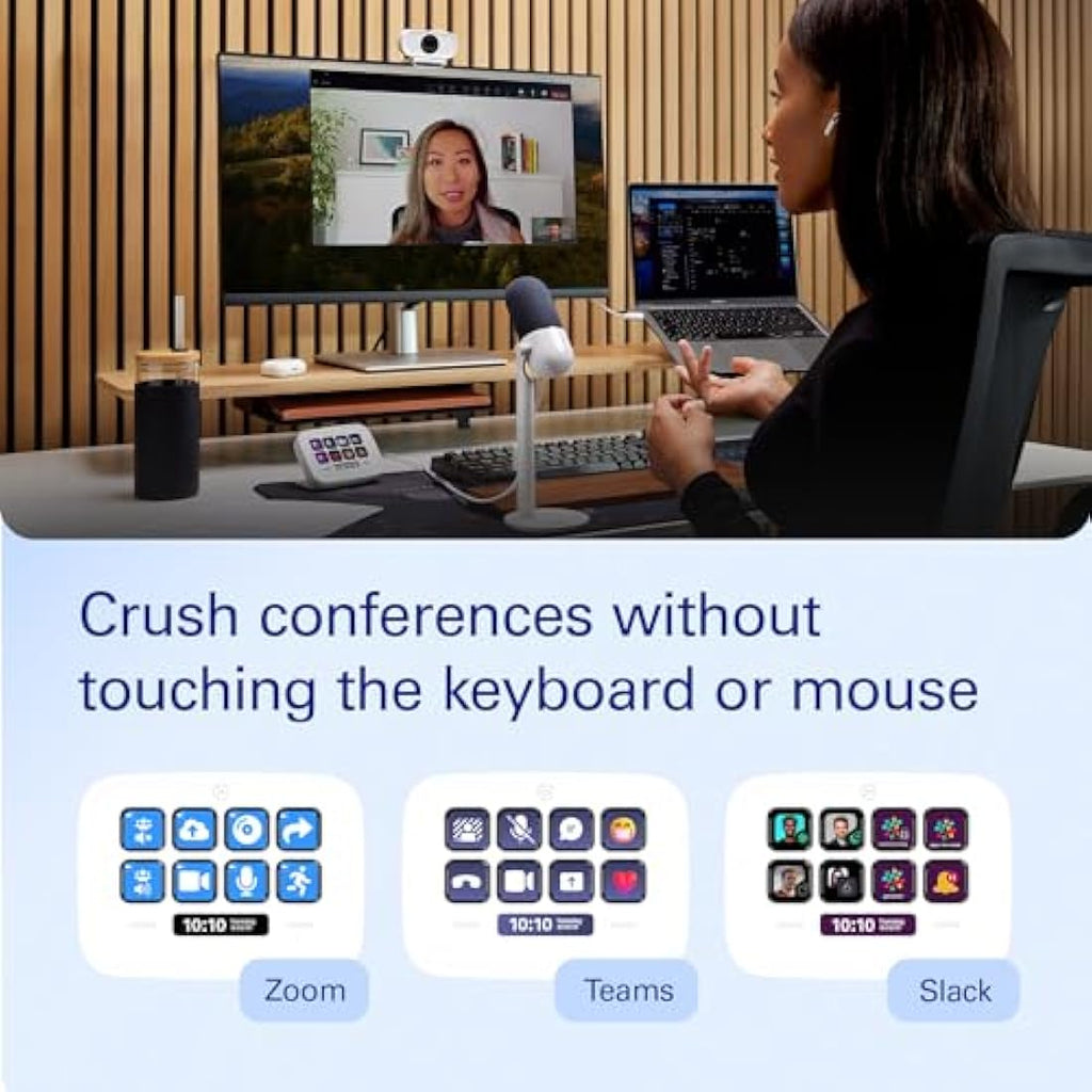 Elgato Stream Deck Neo – 8 Customizable Keys for Workflow Automation