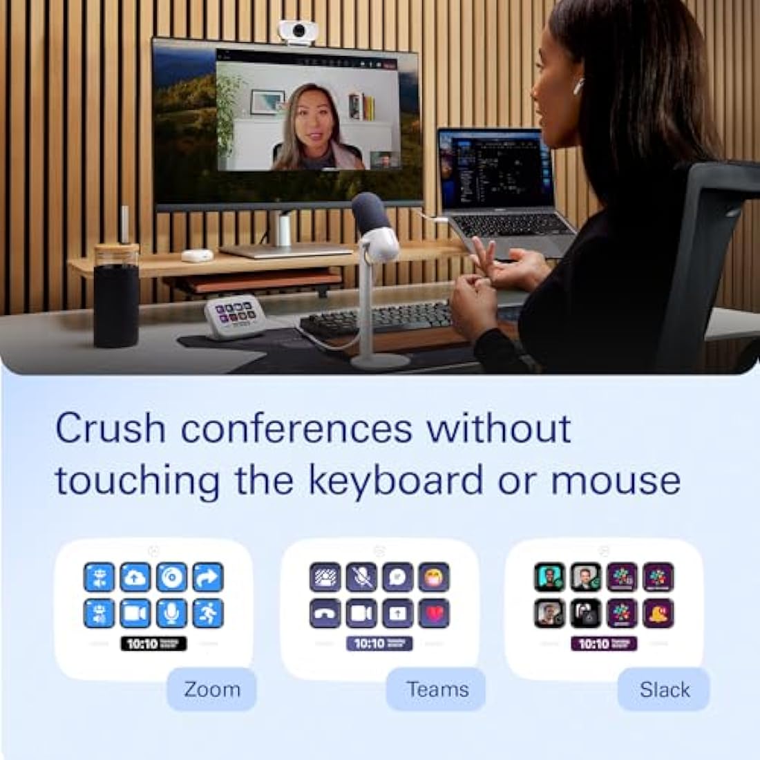 Elgato Stream Deck Neo – 8 Customizable Keys for Workflow Automation