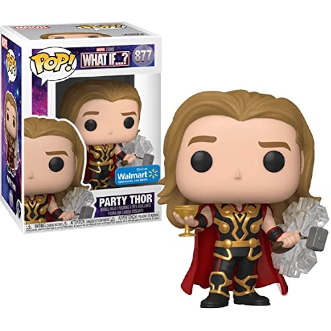 Funko Pop! Marvel: What If - Party Thor US Exclusive Vinyl Figure