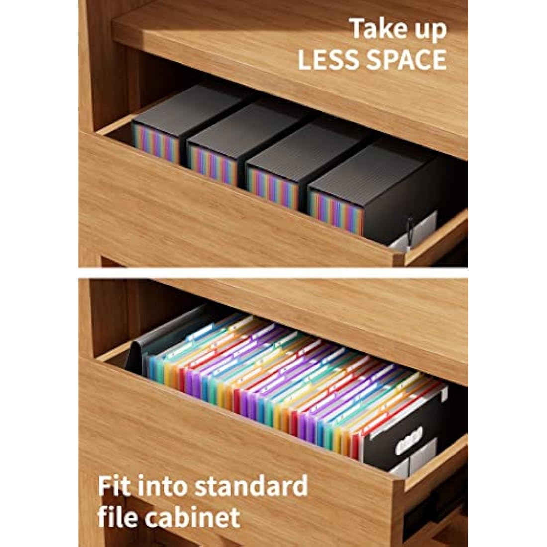 ABC life 26 Pockets Expanding File Folder | A4 Accordion Document Organizer