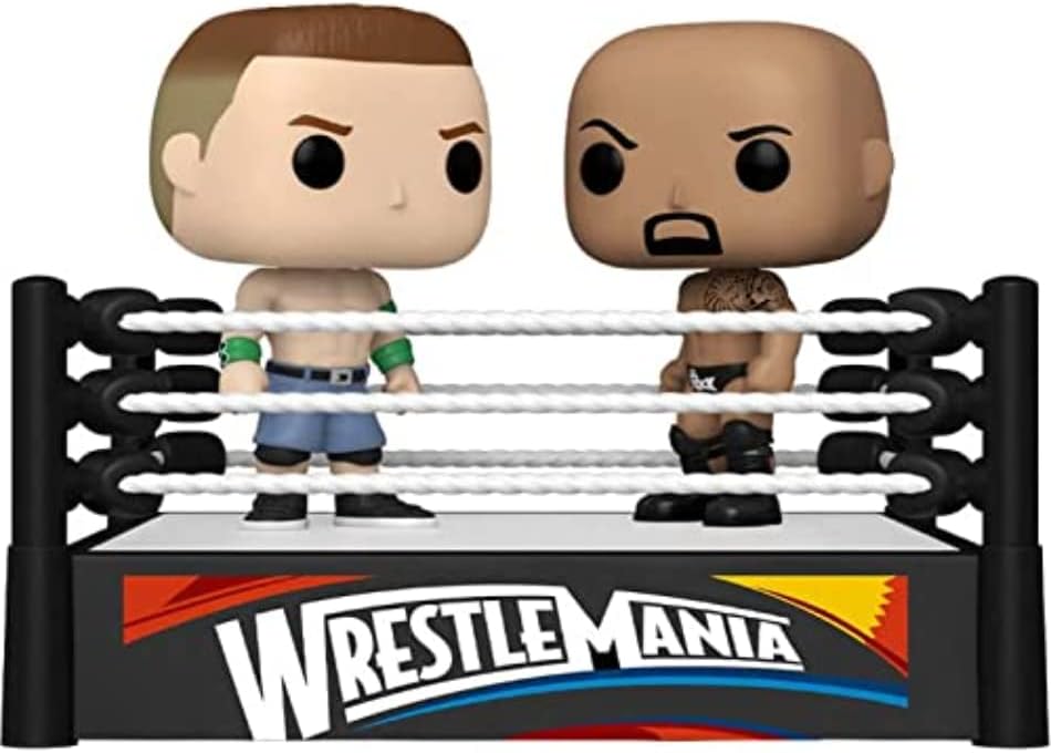 Funko POP! Moment: WWE John Cena vs The Rock Vinyl Figure Set