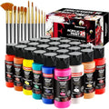 Fantastory Acrylic Paint Set - 24 Colors Non-Toxic Waterproof Art Kit