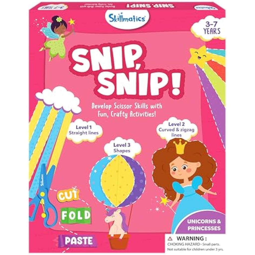 Skillmatics Scissor Skills Activity Book – 25 Fine Motor Craft Activities