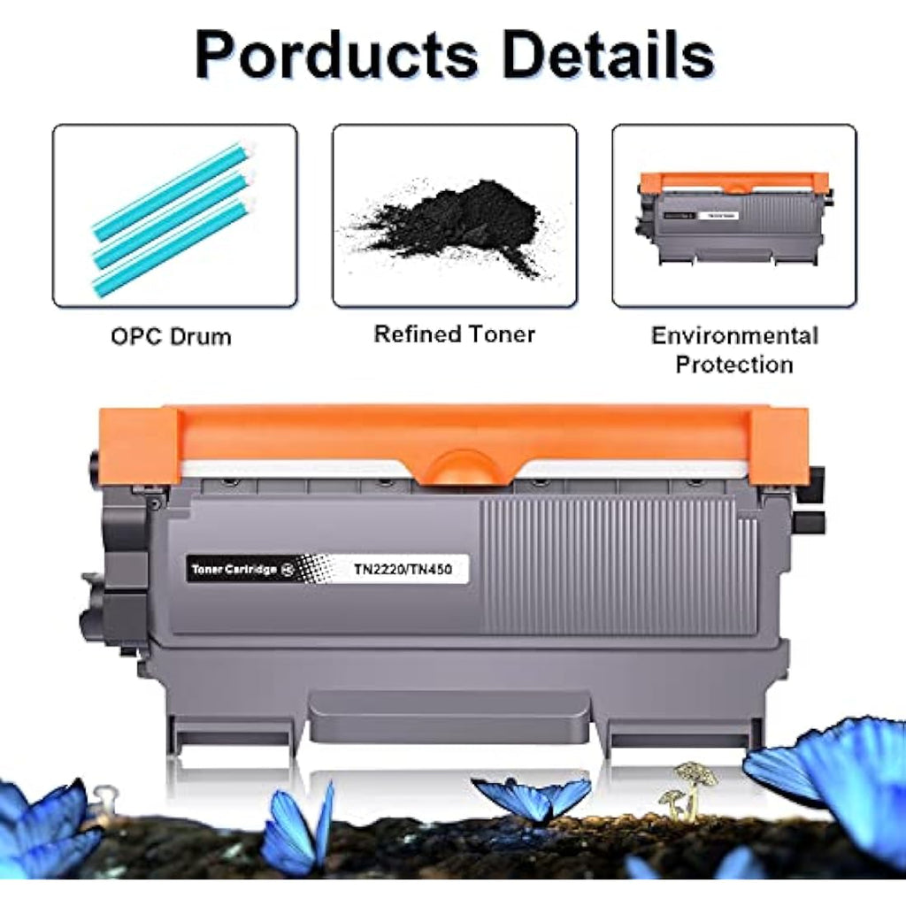 LOSMANN TN2220 Toner & DR2200 Drum Kit for Brother HL-2240 MFC-7360N