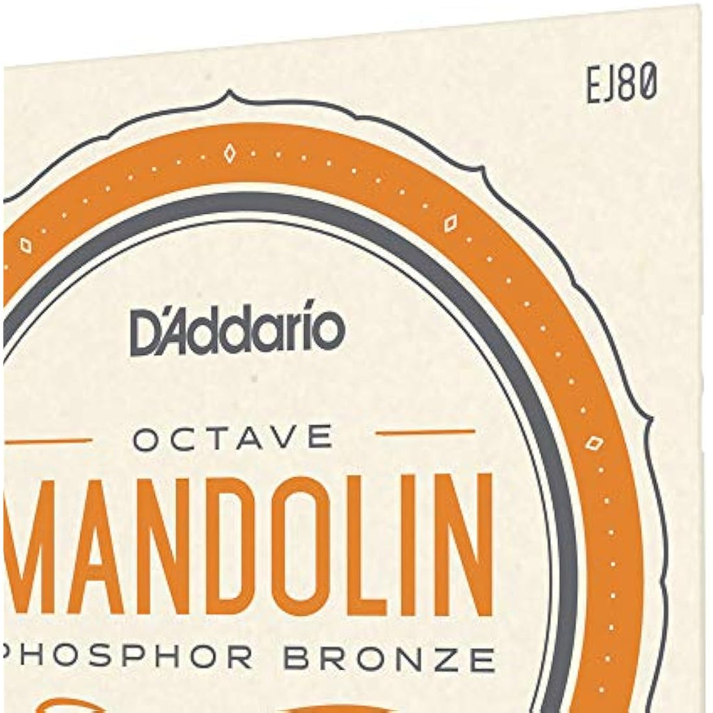 D'Addario Octave Mandolin Strings – Phosphor Bronze – Medium 12-46