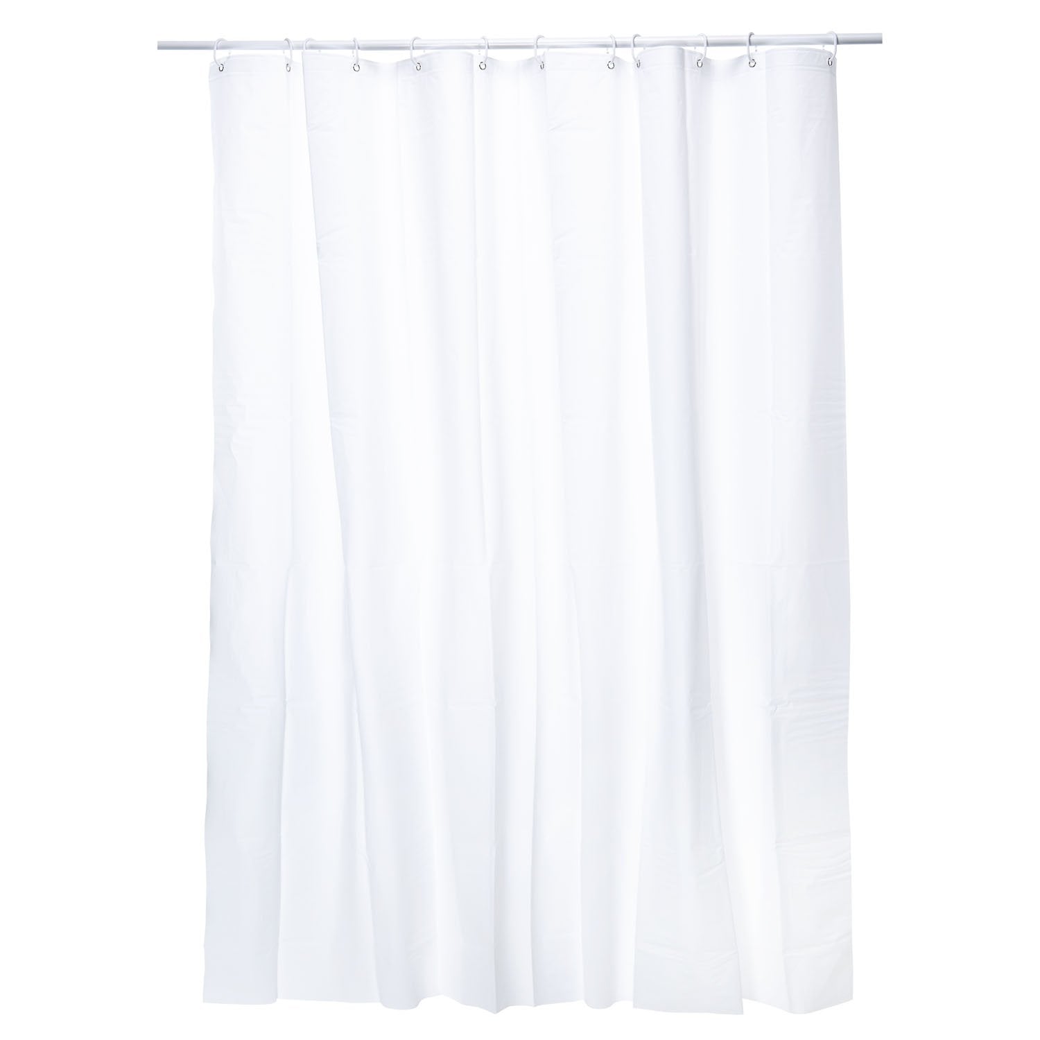 PEVA Shower Curtain – Waterproof Anti-Mould White 180x200cm