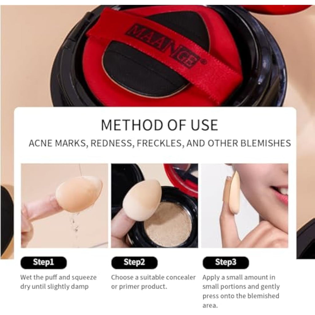 MAANGE 49-Piece Makeup Brush Set | Premium Synthetic Tools with Bag