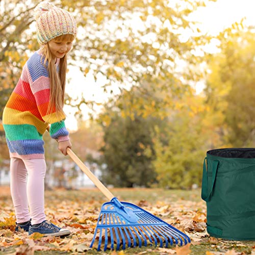 Relaxdays Pop-up Garden Waste Sacks - Set of 3 Heavy-Duty 85L Leaf Bags