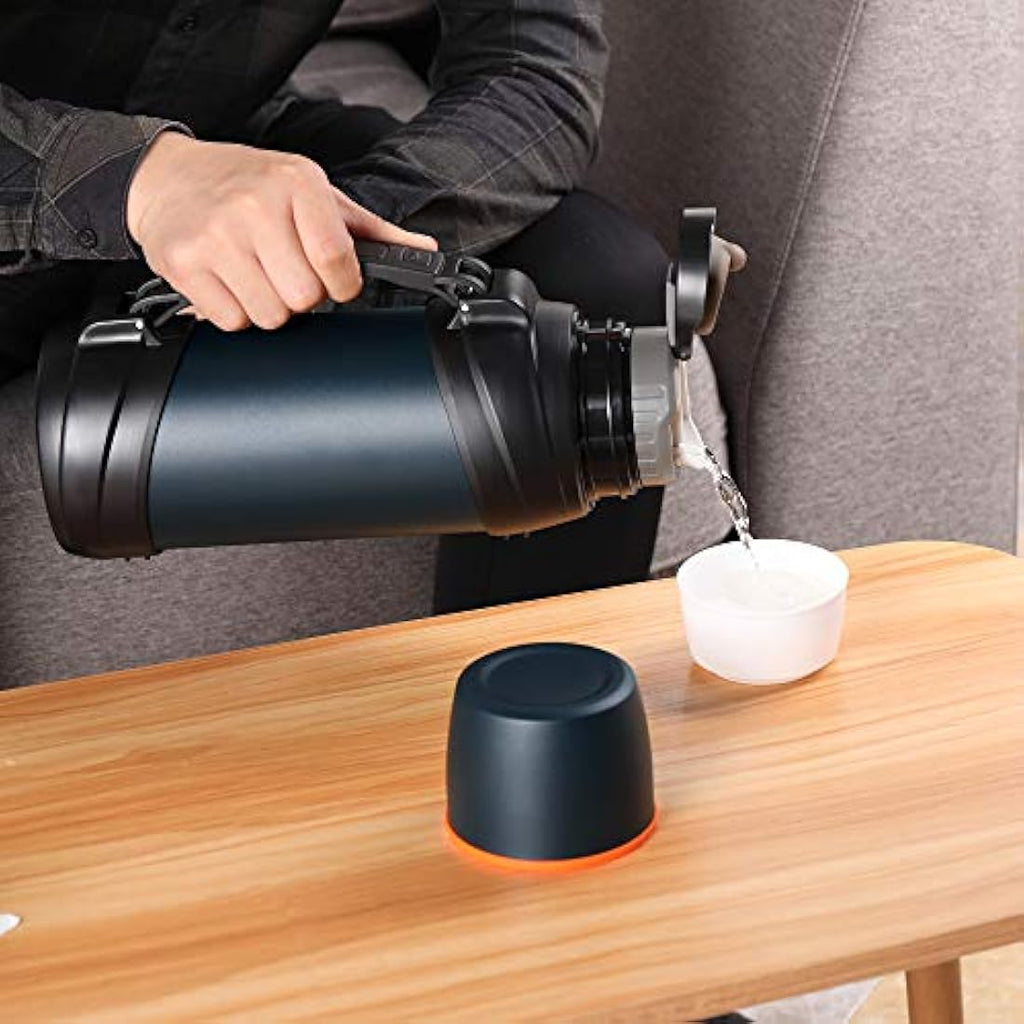 Jolof Store 2L Vacuum Insulated Flask – Stainless Steel Travel Carafe