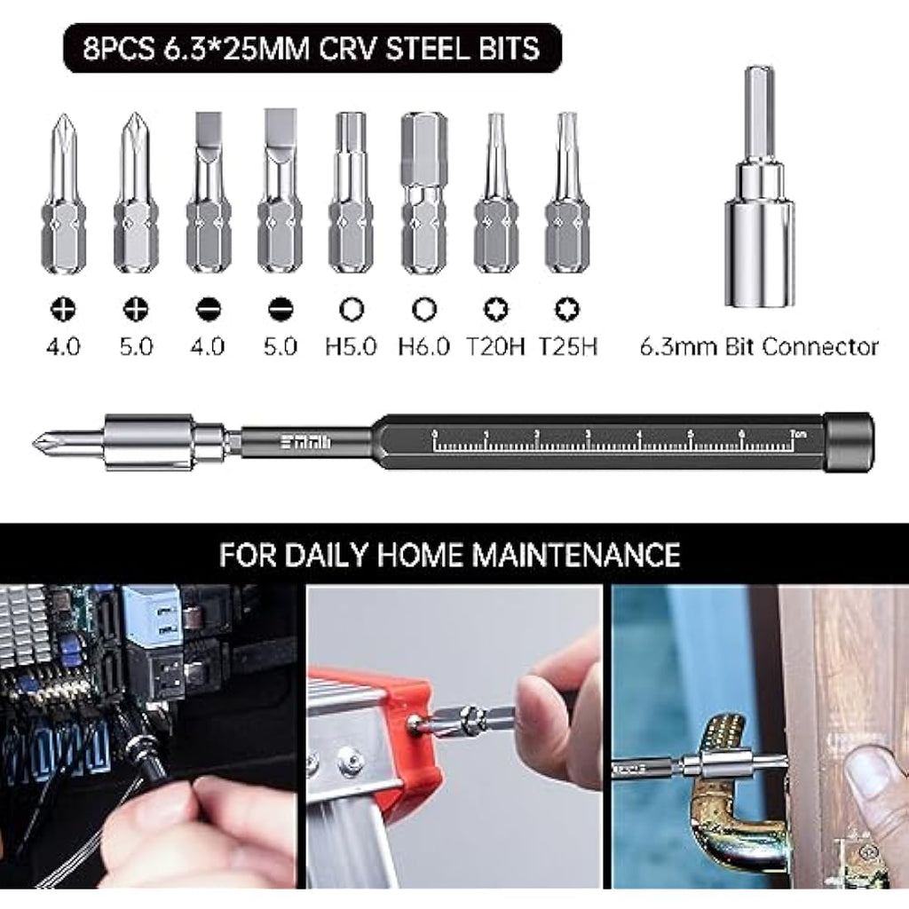 JAKEMY 105 in 1 Precision Screwdriver Set | Magnetic Laptop Repair Kit