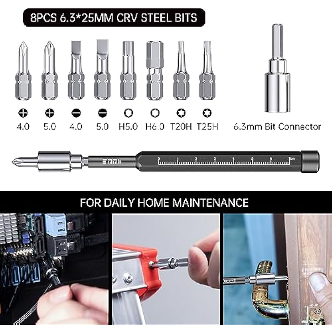 JAKEMY 105 in 1 Precision Screwdriver Set | Magnetic Laptop Repair Kit
