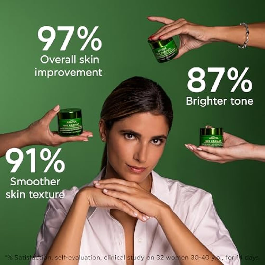 Apivita Bee Radiant Anti-Aging Gel-Cream | Propolis & White Peony 50ml