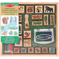 Melissa & Doug Rain Forest Stamp-a-Scene Set - 20 Wooden Stamps