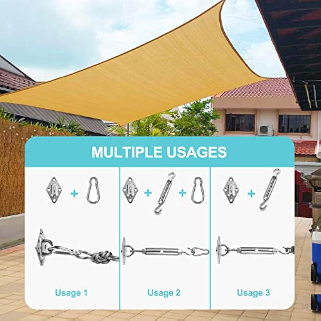 Shade Sail Hardware Kit – Heavy Duty Stainless Steel M5 Set