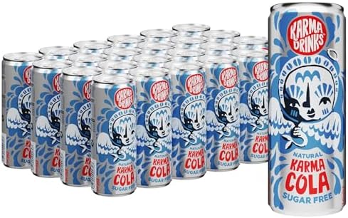 Karma Drinks Sugar Free Karma Cola – Natural Soft Drink (24 x 250ml)