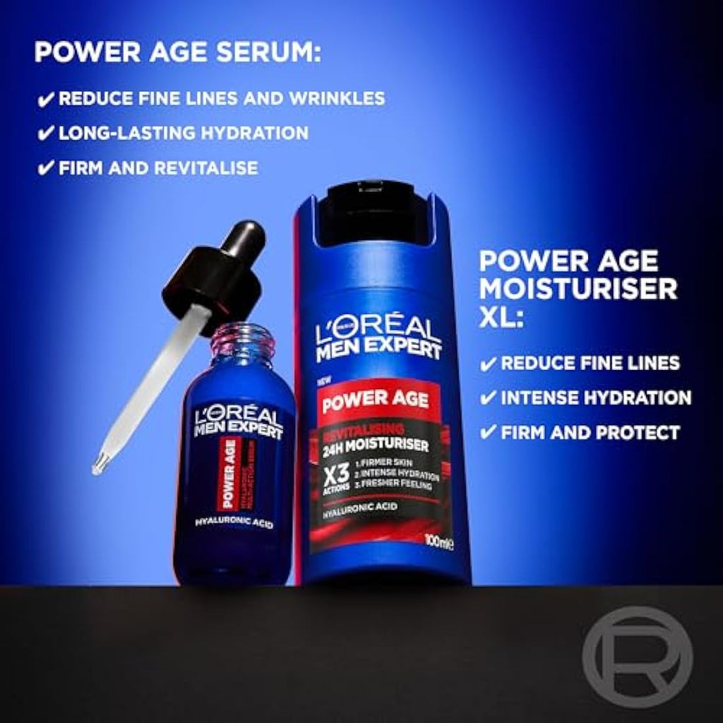 L’Oréal Paris Men Expert Power Age Gift Set – Hyaluronic Acid Duo