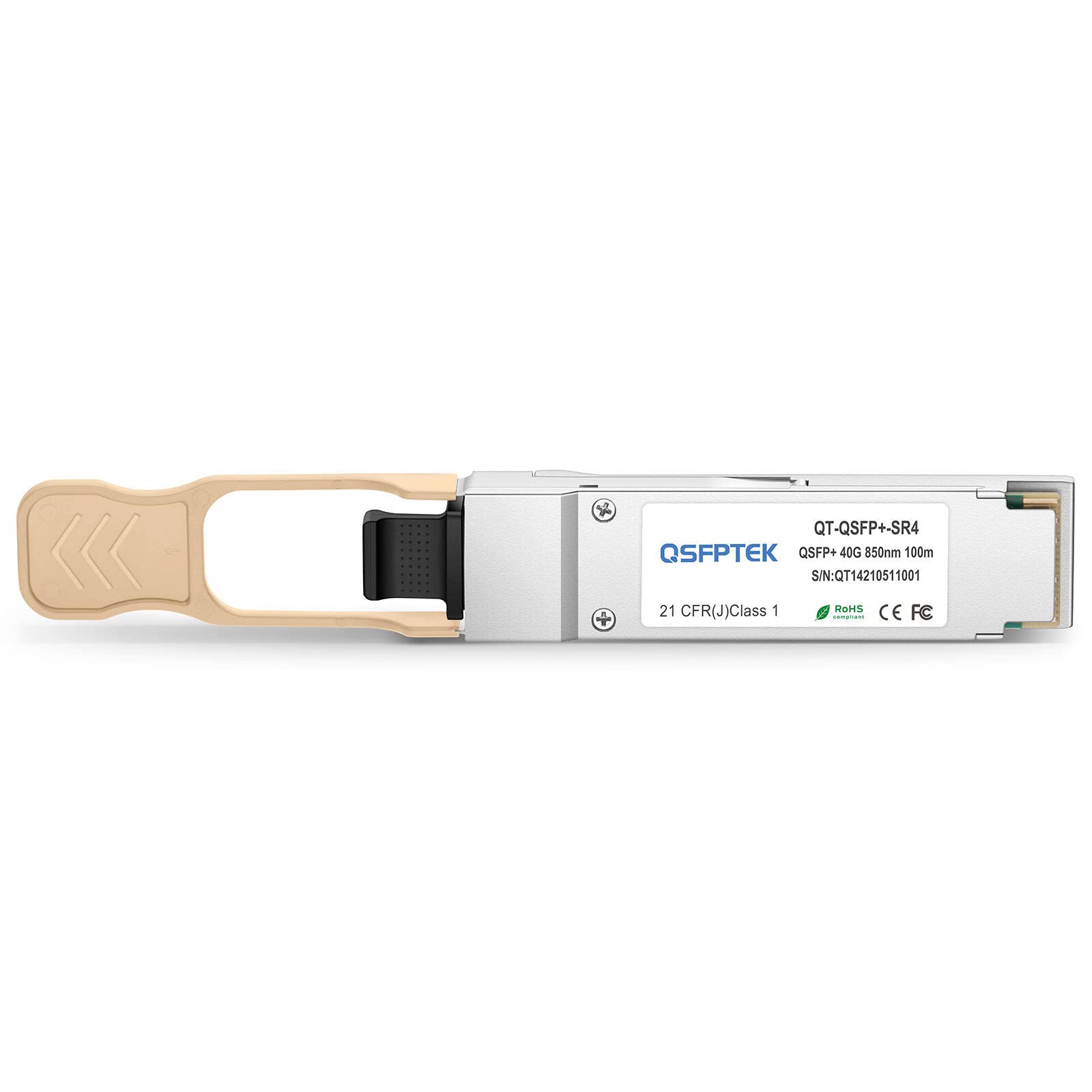 QSFPTEK 40G QSFP+ SR4 Transceiver for Cisco – MTP/MPO 850nm 150m DDM